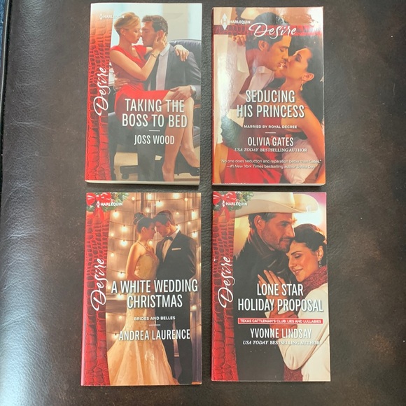 4 Book Bundle Harlequin Desire Romance - Picture 1 of 11